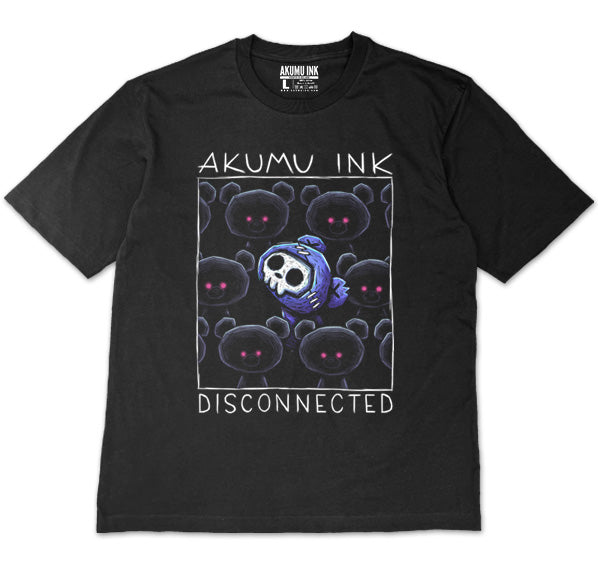 Disconnected Oversized Unisex Tshirt – gothic Men Shirts by Akumu Ink, alt fashion art from Akumu Ink Clothing