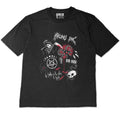 Rebel Metal Oversized Unisex Tshirt – gothic Men Shirts by Akumu Ink, alt fashion art from Akumu Ink Clothing