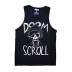 Doom Scroll Men Tank – gothic Men Shirts by Akumu Ink, alt fashion art from Akumu Ink Clothing
