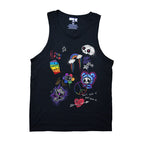 Rebel Pride Men Tank – gothic Men Shirts by Akumu Ink, alt fashion art from Akumu Ink Clothing