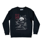 Dead in the Water Sweatshirt – gothic Men Shirts by Akumu Ink, alt fashion art from Akumu Ink Clothing