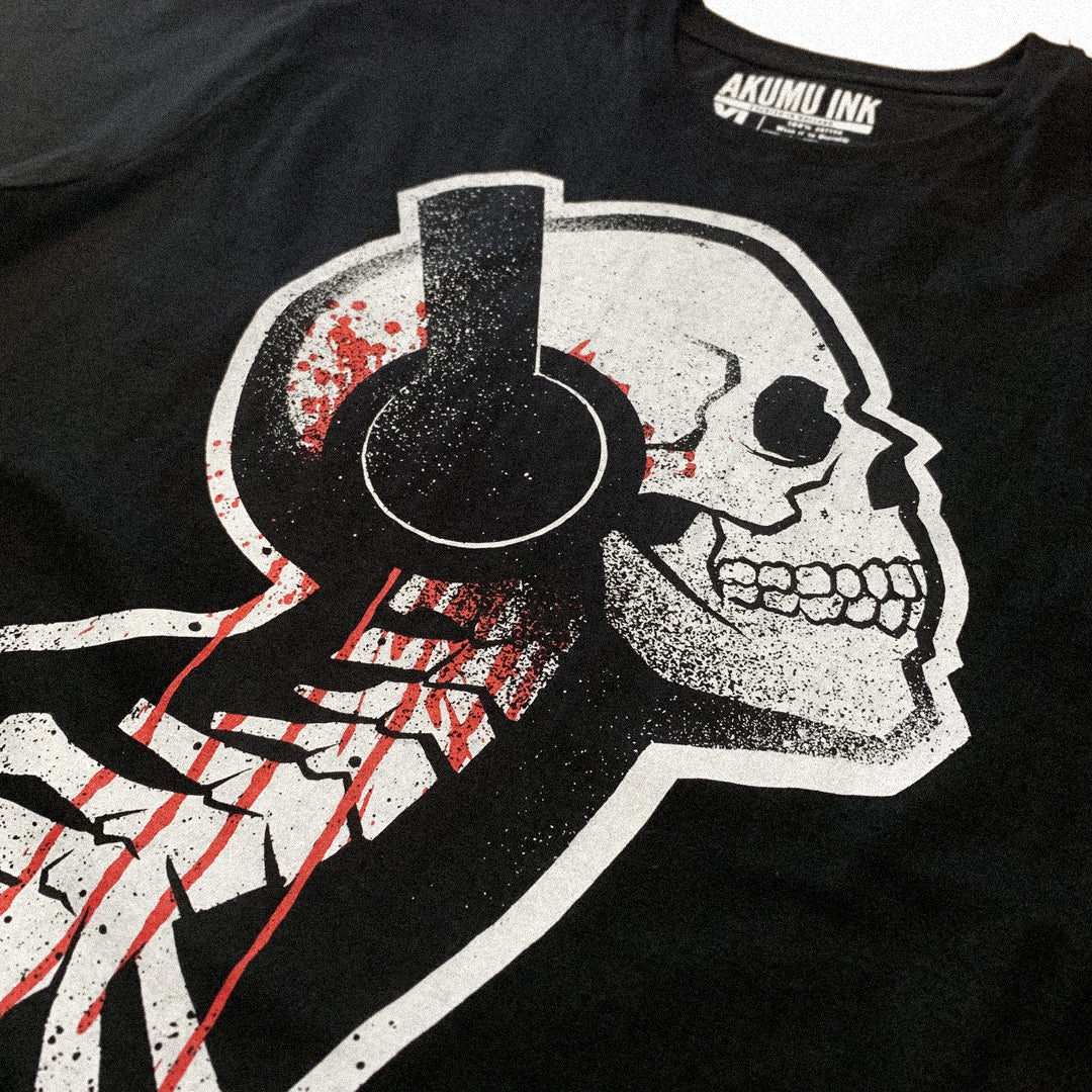 Tone Death Men Tshirt – gothic Men Shirts by Akumu Ink, alt fashion art from Akumu Ink Clothing