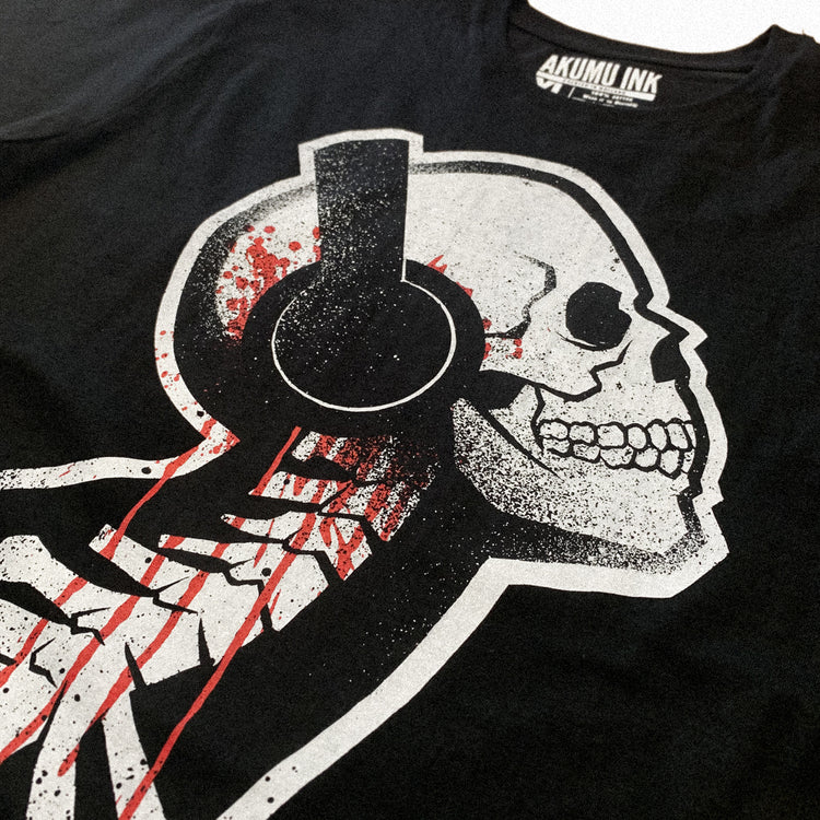 Tone Death Men Tshirt – gothic Men Shirts by Akumu Ink, alt fashion art from Akumu Ink Clothing