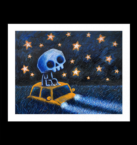 Stranded Beneath the Stars Artwork – gothic art by Akumu Ink, alt fashion art from Akumu Ink Clothing