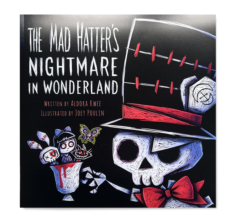 The Mad Hatter's Nightmare in Wonderland Storybook