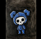 2022 Bear Painted Canvas – gothic art by Akumu Ink, alt fashion art from Akumu Ink Clothing