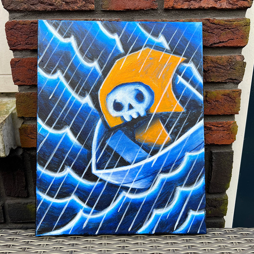 Akumu Ink art, goth art, skull art, 