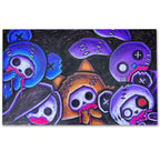 Akumu Ink art, goth art, skull art, 