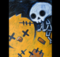 Akumu Ink art, goth art, skull art, 