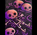 Akumu Ink art, goth art, skull art, 