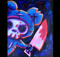 Akumu Ink art, goth art, skull art, 
