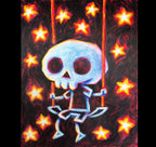 Akumu Ink art, goth art, skull art, 