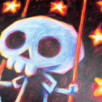 Akumu Ink art, goth art, skull art, 