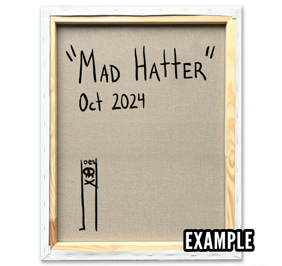 2024 Mad Hatter 60x70cm Painted Canvas