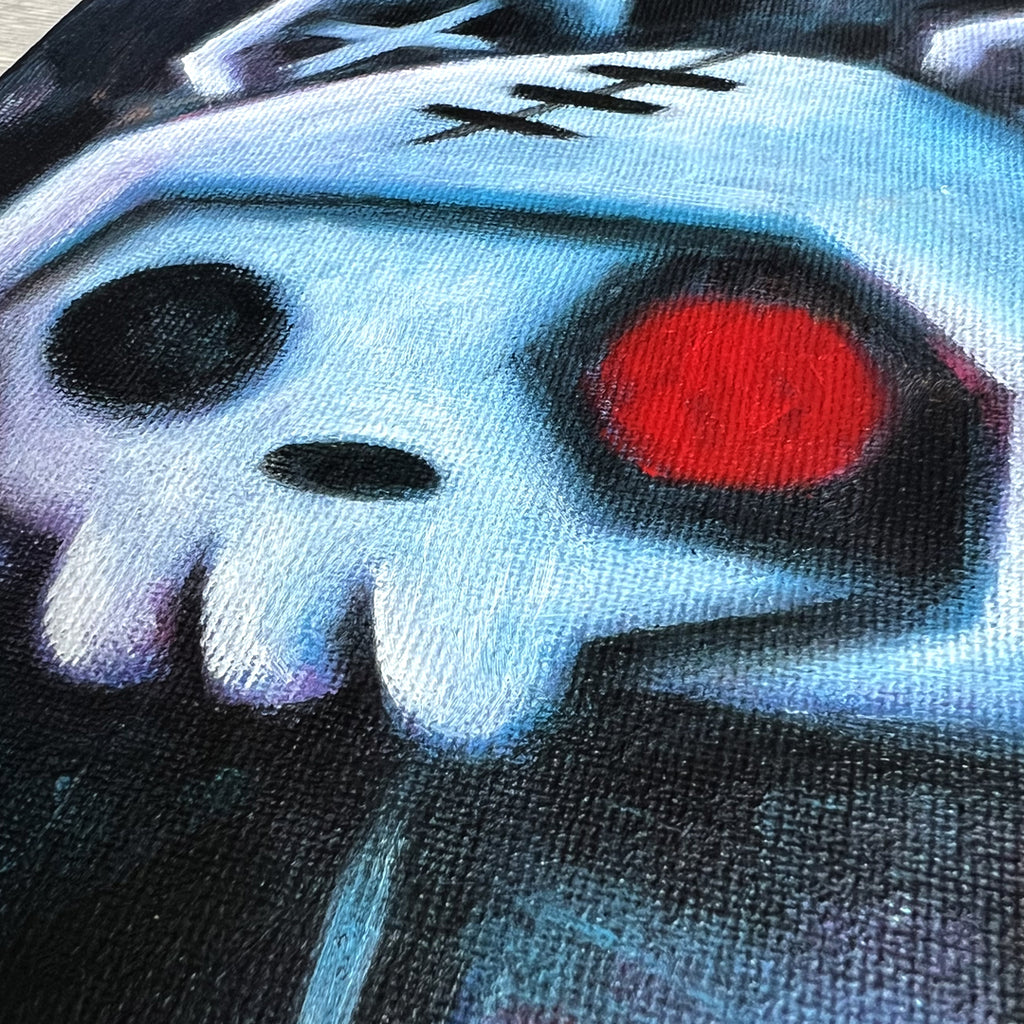 Akumu Ink art, goth art, skull art, 
