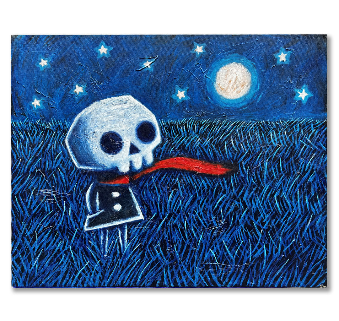 The Quiet Night 40x50cm Painted Canvas