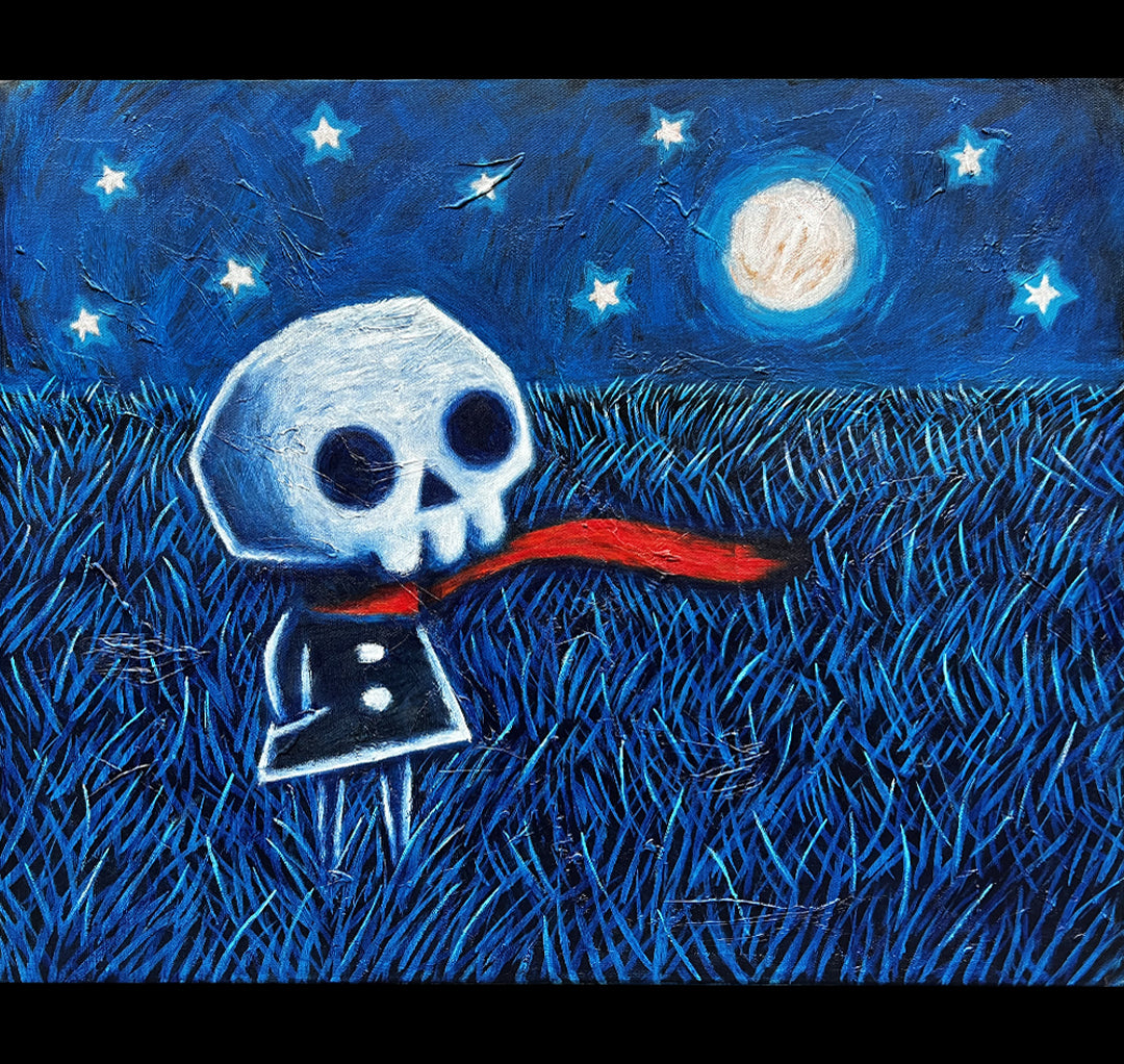 The Quiet Night 40x50cm Painted Canvas