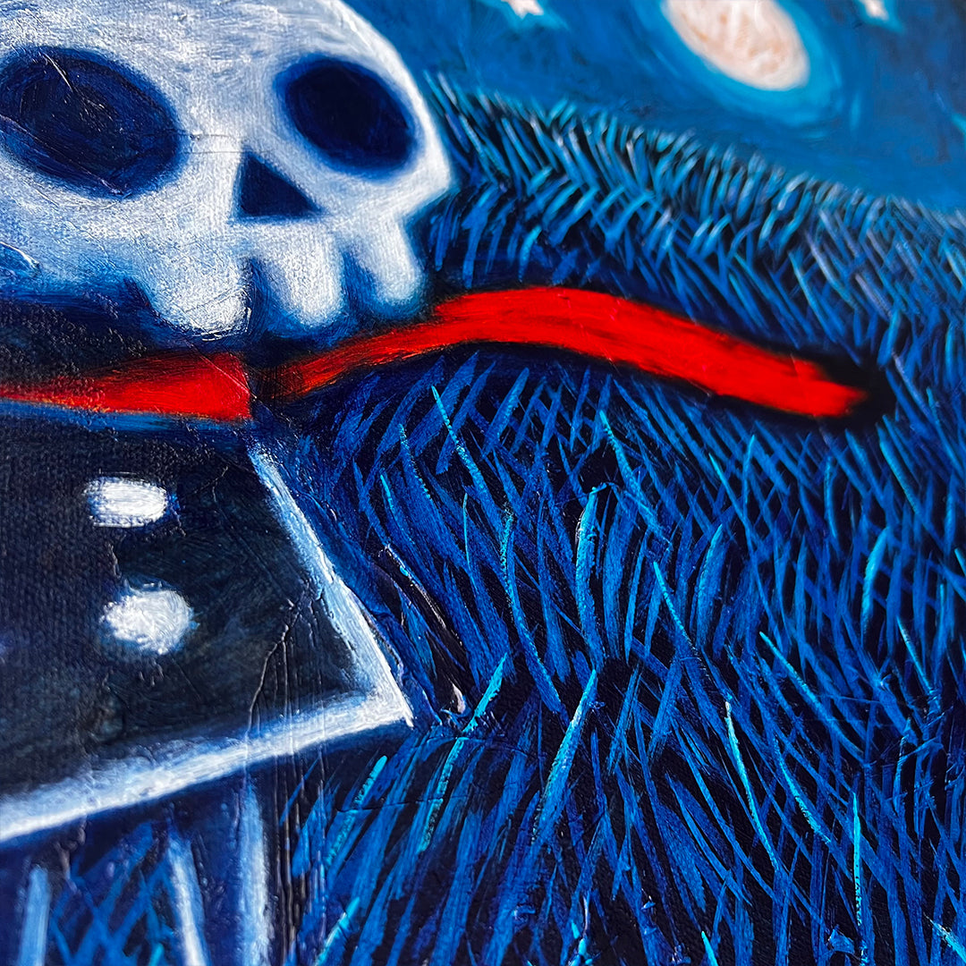 The Quiet Night 40x50cm Painted Canvas