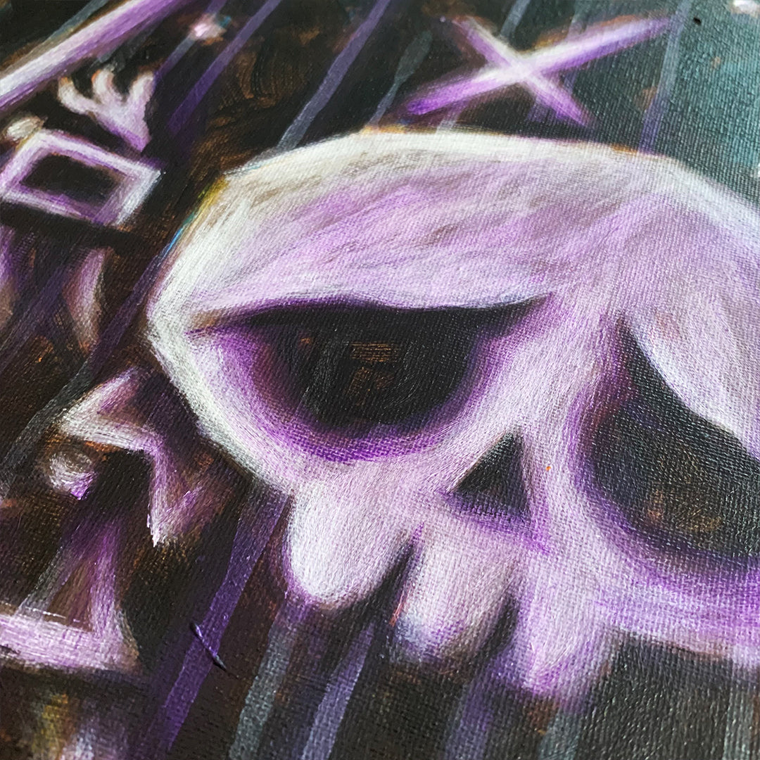 Akumu Ink art, goth art, skull art, 