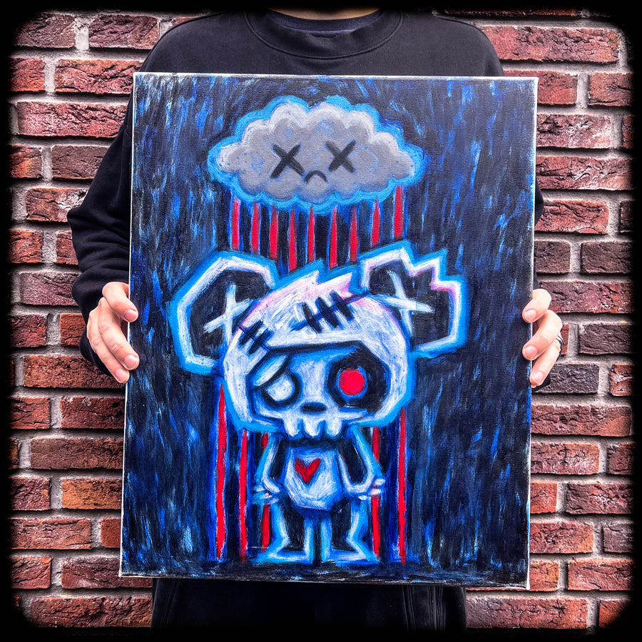 Akumu Ink art, goth art, skull art, joey poulin artist