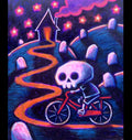 2025 On My Way Home Painted Canvas – gothic art by Akumu Ink, alt fashion art from Akumu Ink Clothing