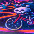 2025 On My Way Home Painted Canvas – gothic art by Akumu Ink, alt fashion art from Akumu Ink Clothing