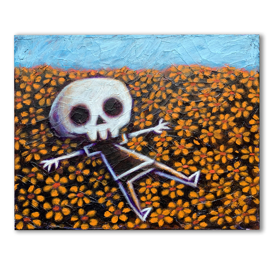 2025 Leave me Here (to Die) 36x27.5cm Painted Canvas