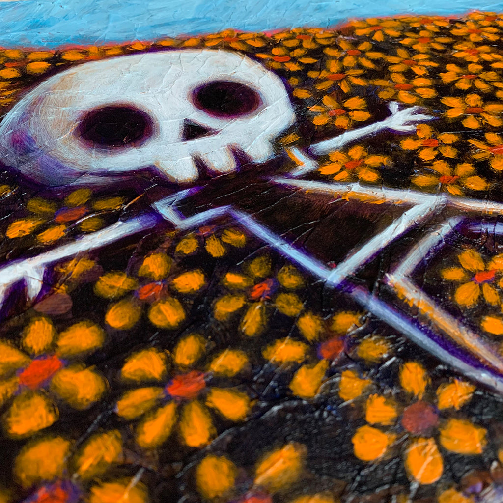 Akumu Ink art, goth art, skull art, 