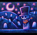 2025 Serenading the Dead Painted Canvas – gothic art by Akumu Ink, alt fashion art from Akumu Ink Clothing