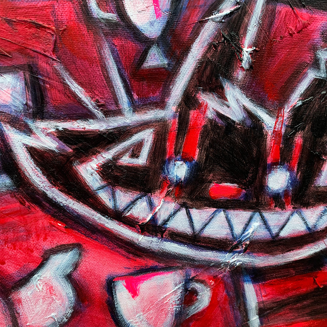 Tea Party 60x70cm Painted Canvas