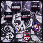 Akumu Ink Accessories, goth Accessories, skull Accessories, 