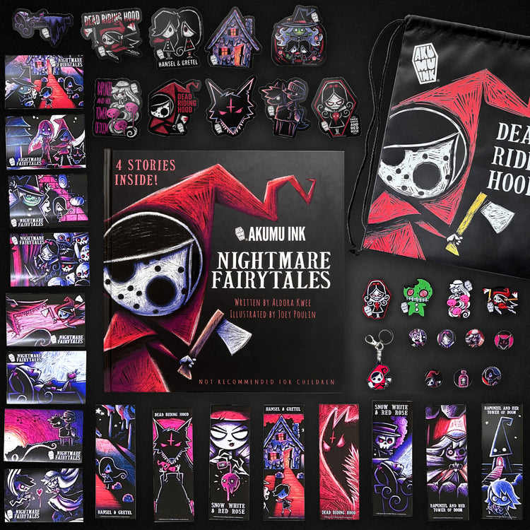 Fairytale Book Bundle – gothic  by Akumu Ink Clothing, alt fashion art from Akumu Ink Clothing