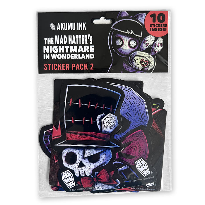 Mad Hatter's Nightmare Sticker Pack 2