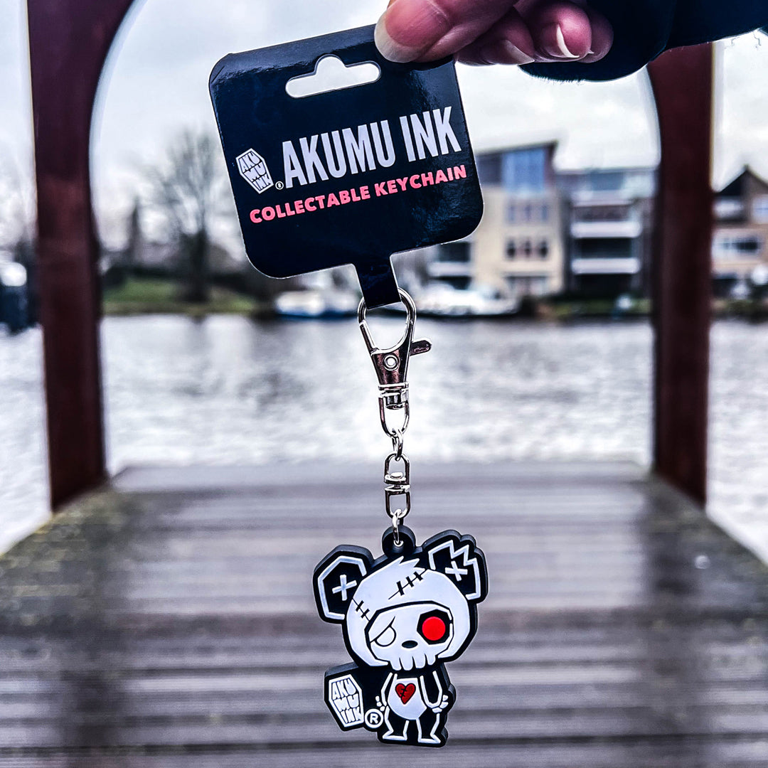 Sad Panda Keychain