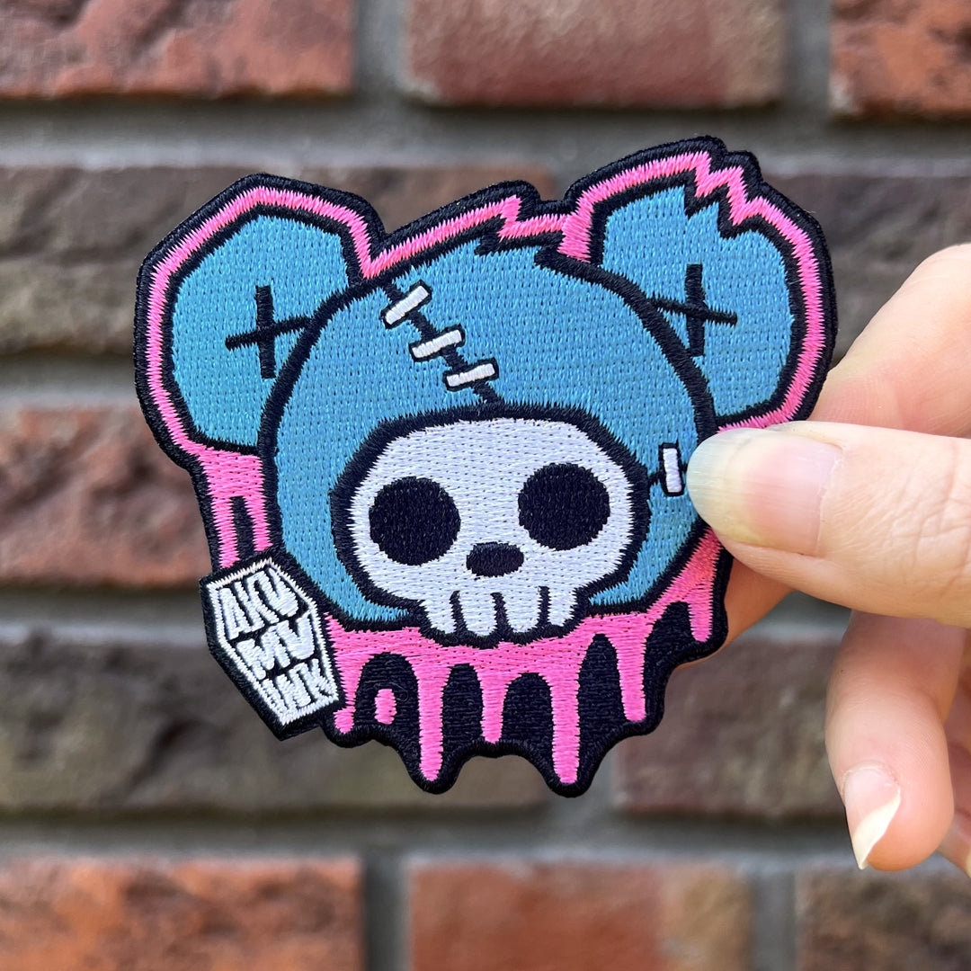 Looking For Trouble Patch – gothic Accessories by Akumu Ink, alt fashion art from Akumu Ink Clothing