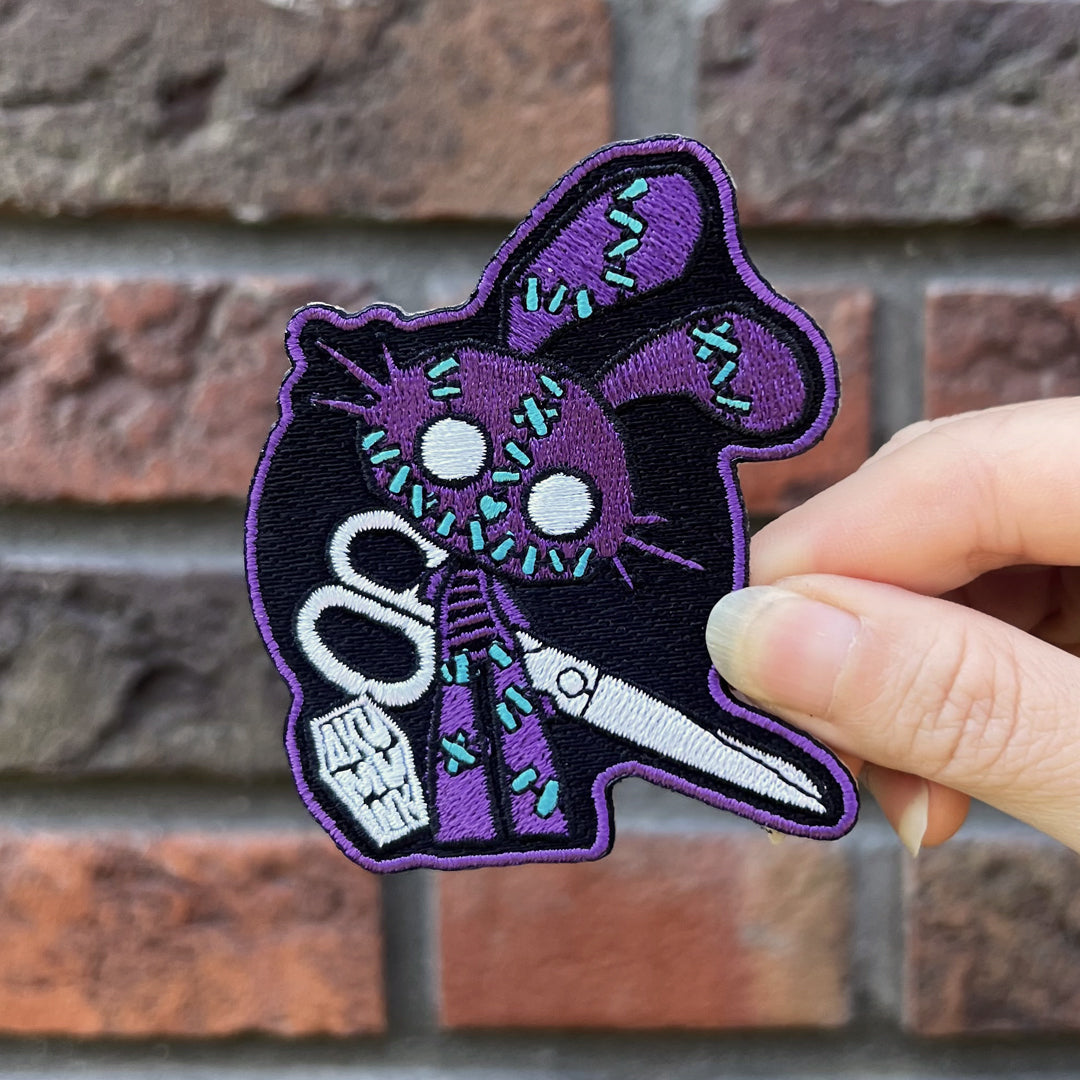 Let's Play Patch – gothic Accessories by Akumu Ink, alt fashion art from Akumu Ink Clothing