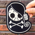 BIG Tokyo Crossbones Patch – gothic Accessories by Akumu Ink, alt fashion art from Akumu Ink Clothing