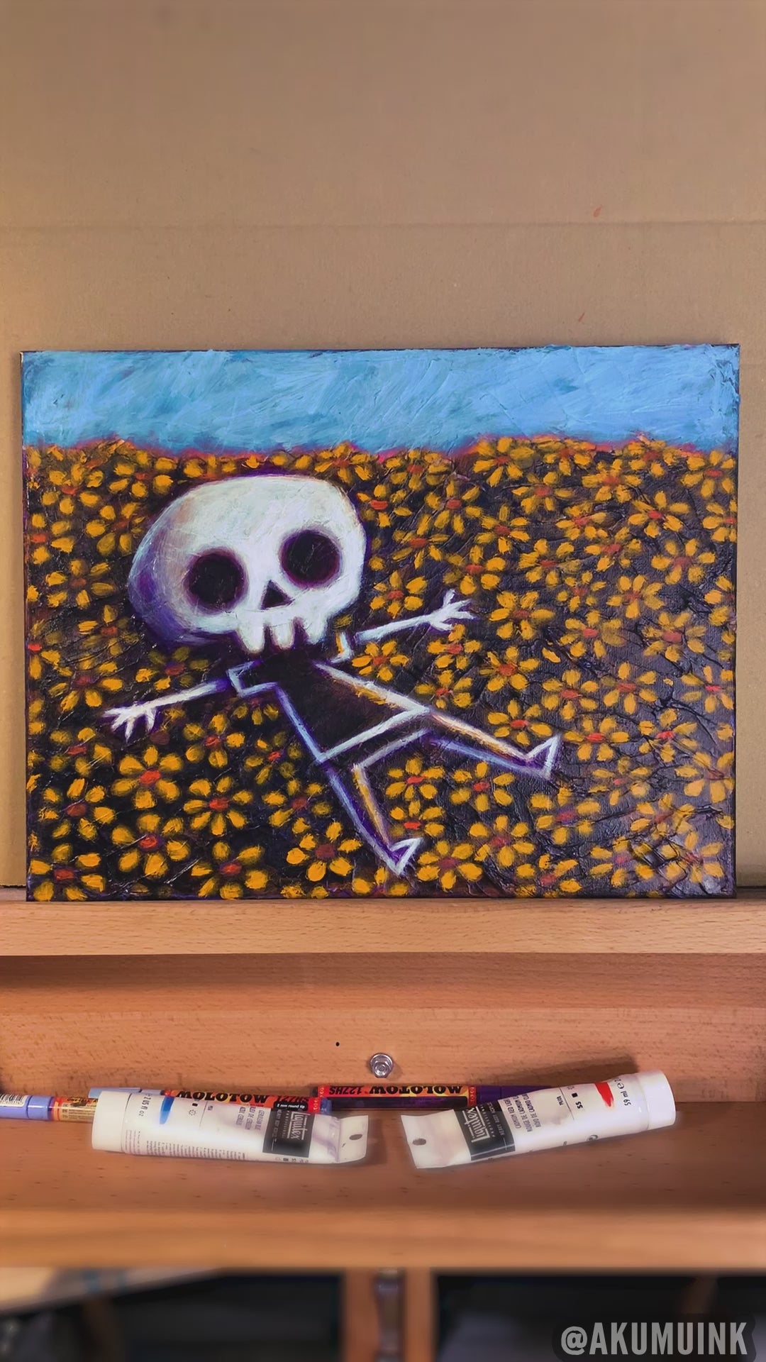 2025 Leave Me Here (to Die) Painted Canvas