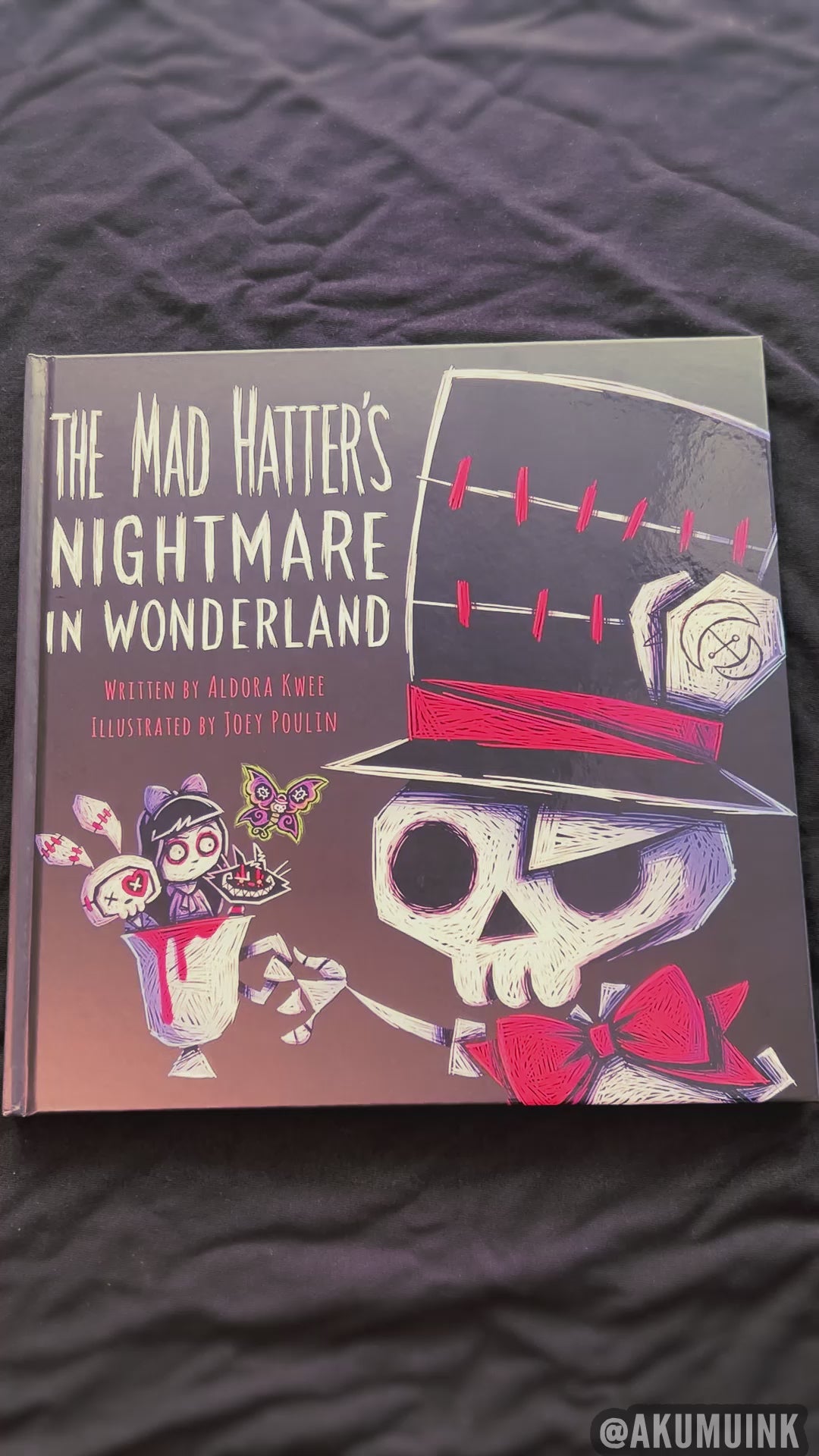 The Mad Hatter's Nightmare in Wonderland Storybook