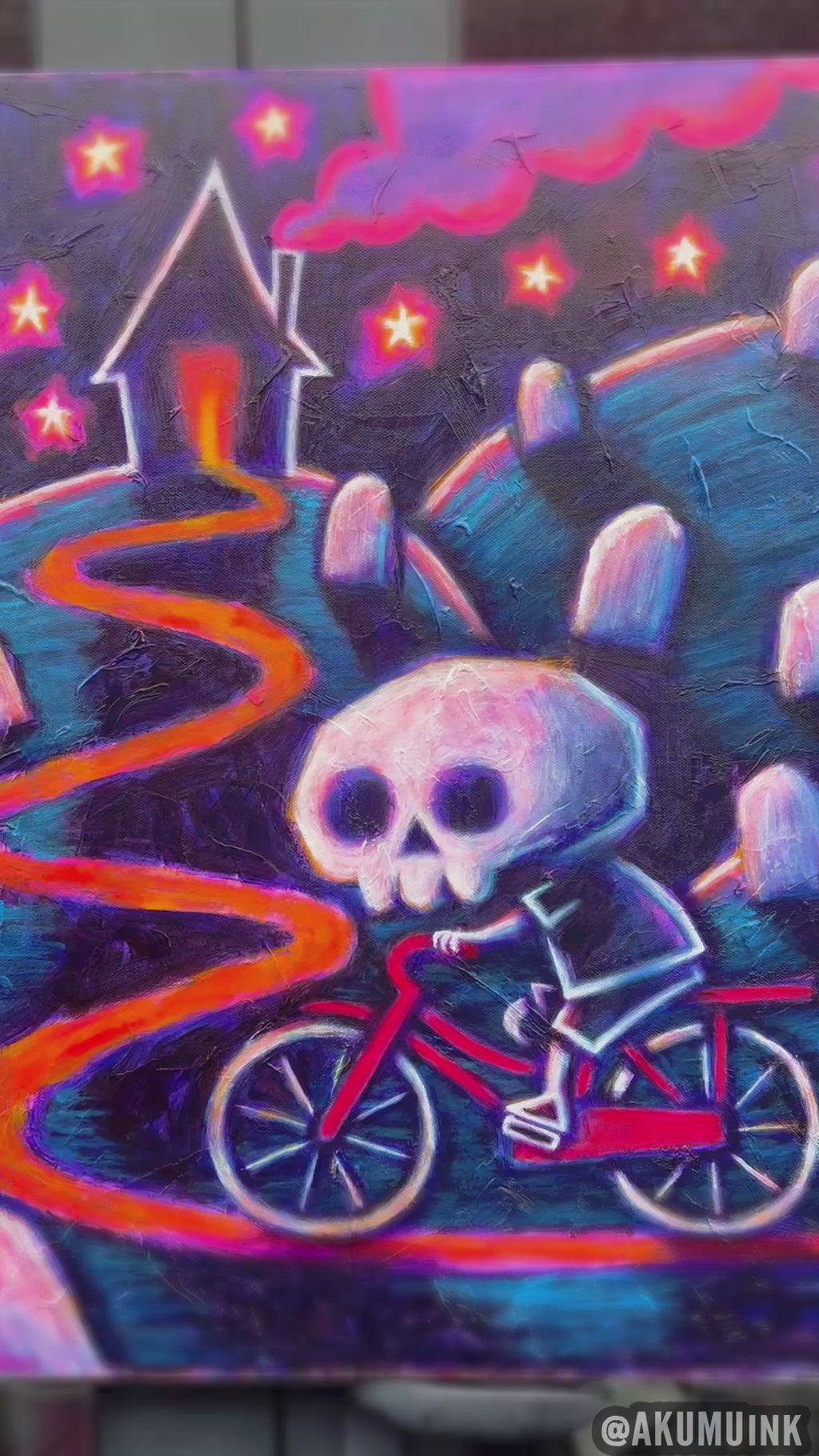 2025 On My Way Home Painted Canvas