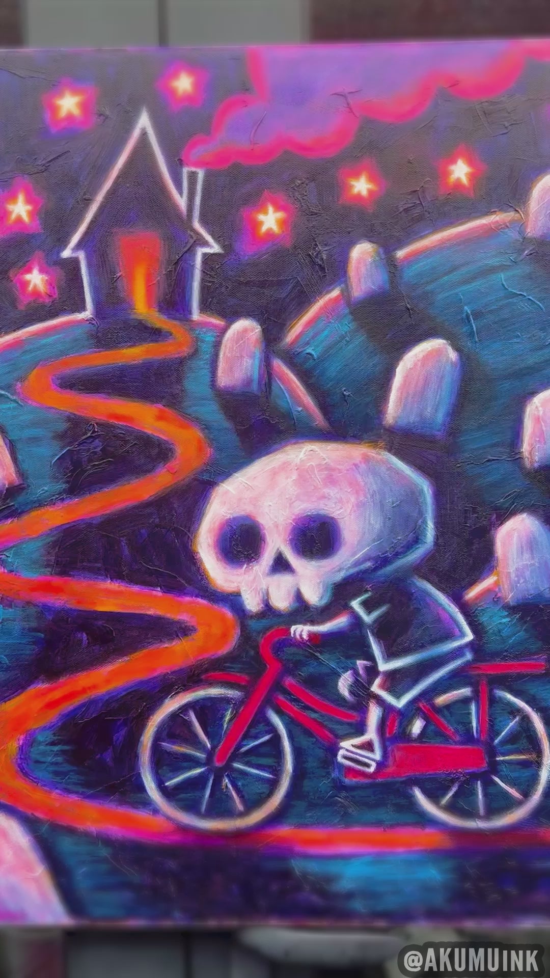 On My Way Home 50x60cm Painted Canvas