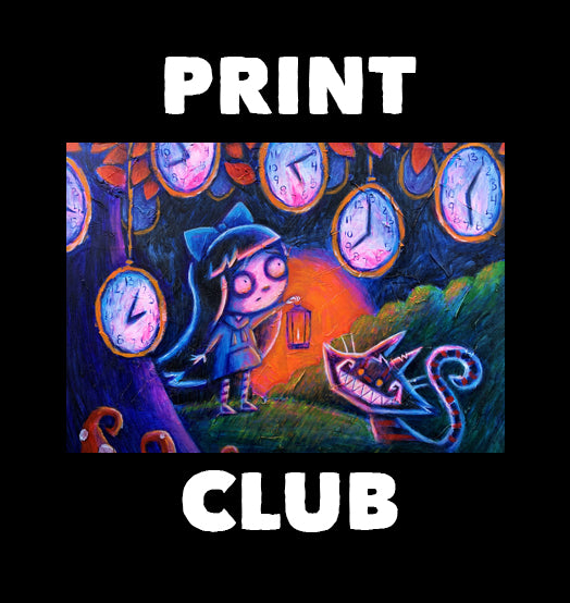 Nightmare Print Club – gothic  by Akumu Ink Clothing, alt fashion art from Akumu Ink Clothing