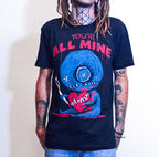 Akumu Ink goth Men Shirts, skull Men Shirts, 