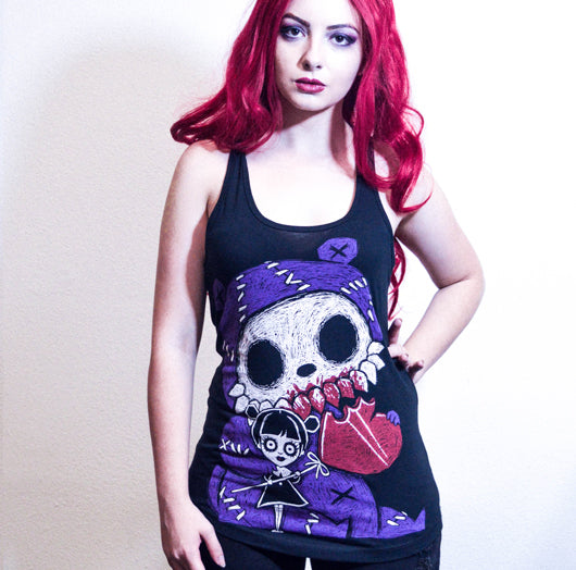 Akumu Ink goth Women Shirts, skull Women Shirts, 