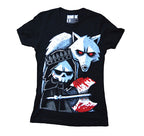 Akumu Ink goth Women Shirts, skull Women Shirts, 