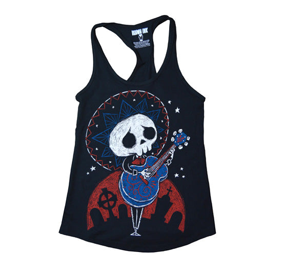 Akumu Ink Serenading The Dead Women Tanktop, Women Shirts, Akumu ink, goth, emo