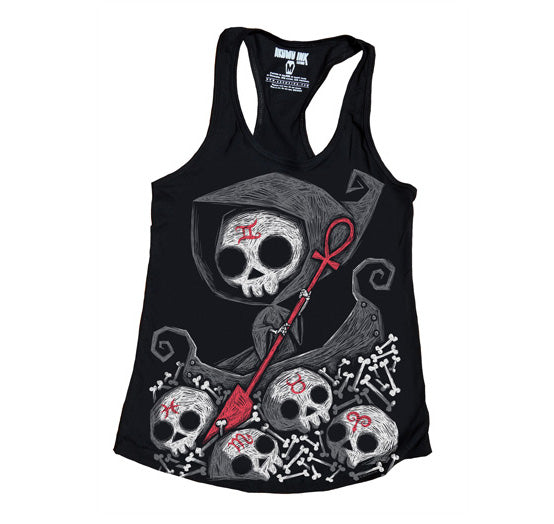 Akumu Ink Infernal River Women Tanktop, Women Shirts, Akumu ink, goth, emo