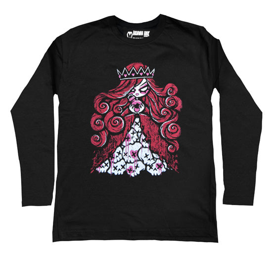 Queen of Bleeding Hearts Men Long Sleeve Tshirt, Men Shirts, Akumu ink, goth, emo