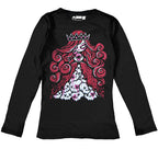 Queen of Bleeding Hearts Women Long Sleeve Tshirt, Women Shirts, Akumu ink, goth, emo