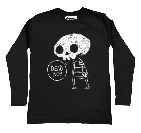 Dead Boy Men Long Sleeve Tshirt, Men Shirts, Akumu ink, goth, emo